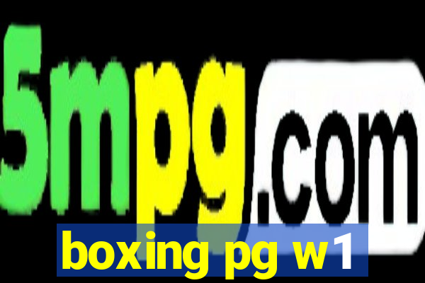 boxing pg w1